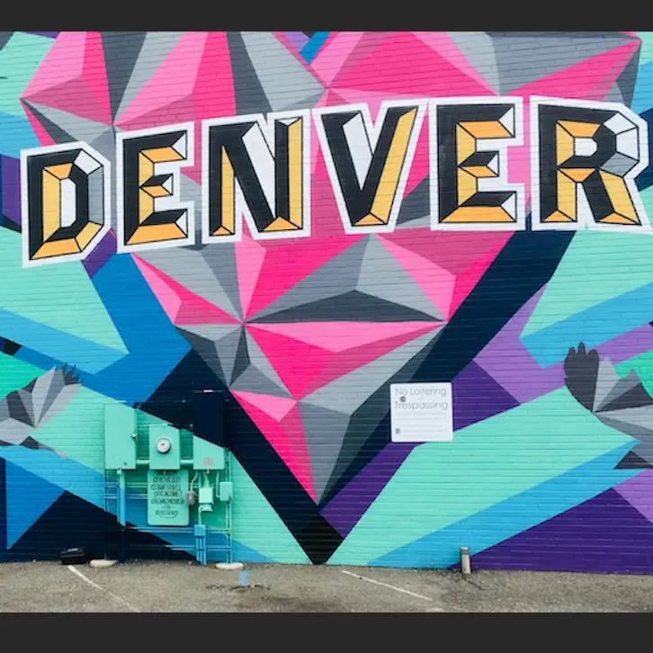 Denver street art mural